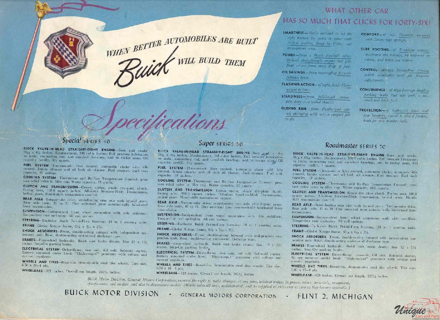 1946 Buick Brochure Page 6